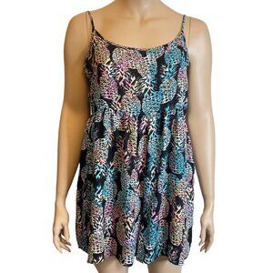 Living Doll Los Angeles Y2K Neon Pastel Pineapple Romper 1X